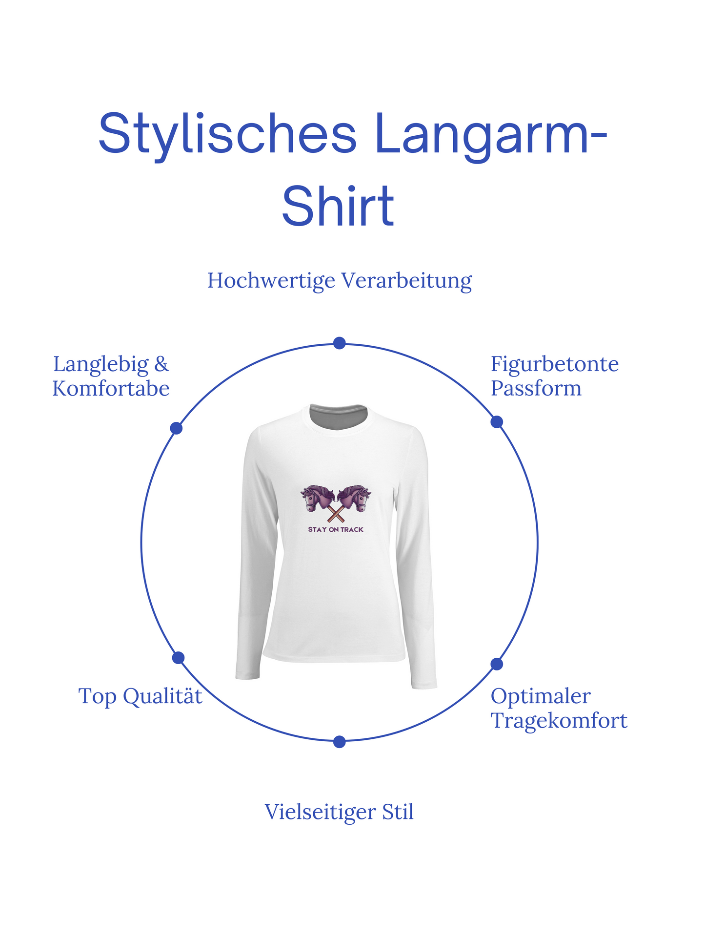 Stylisches Langarm-Shirt für Damen