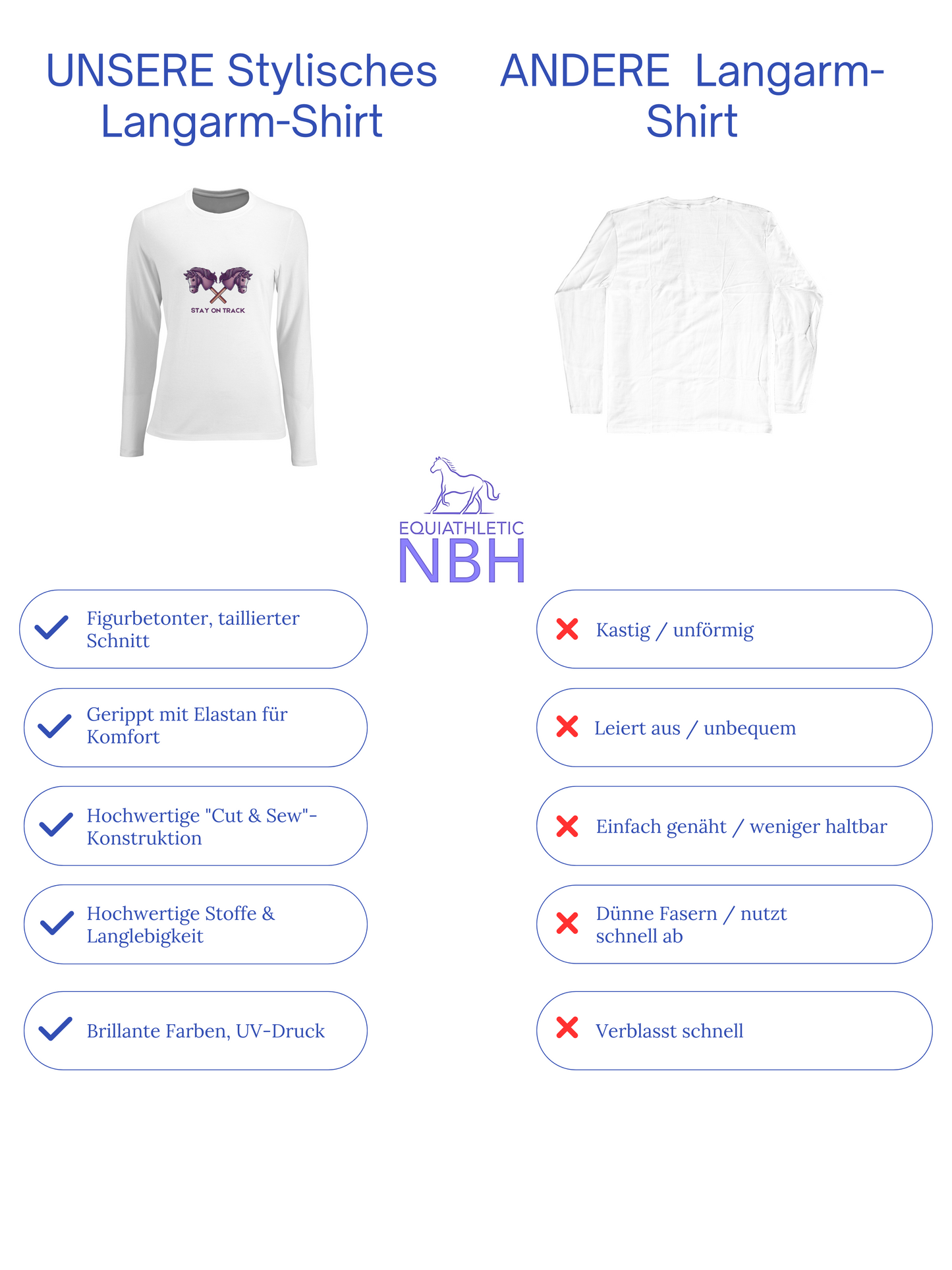 Stylisches Langarm-Shirt für Damen