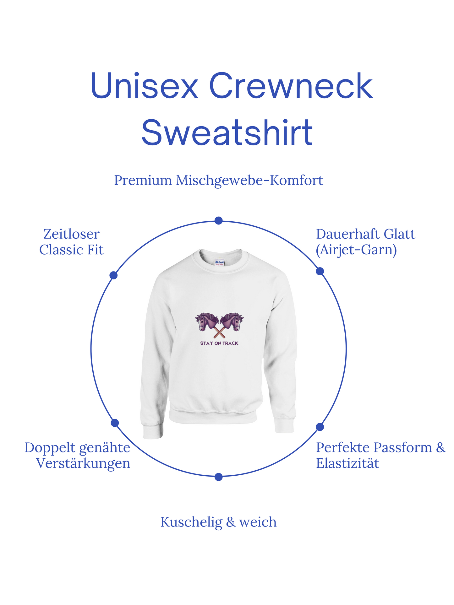 Dein Daily Comfort Sweatshirt: Klassisch. Gemütlich. Beständig
